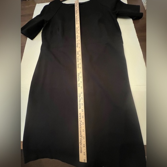 TALBOT’S BLACK SHEATH DRESS. SIZE 14. HITS AT KNEE. SHORT SLEEVE - Picture 5 of 8